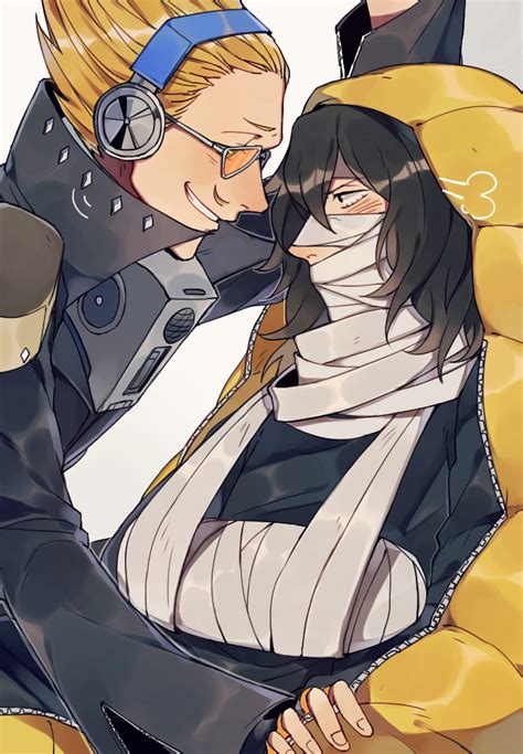 mha aizawa x present mic|kirishima x aizawa.